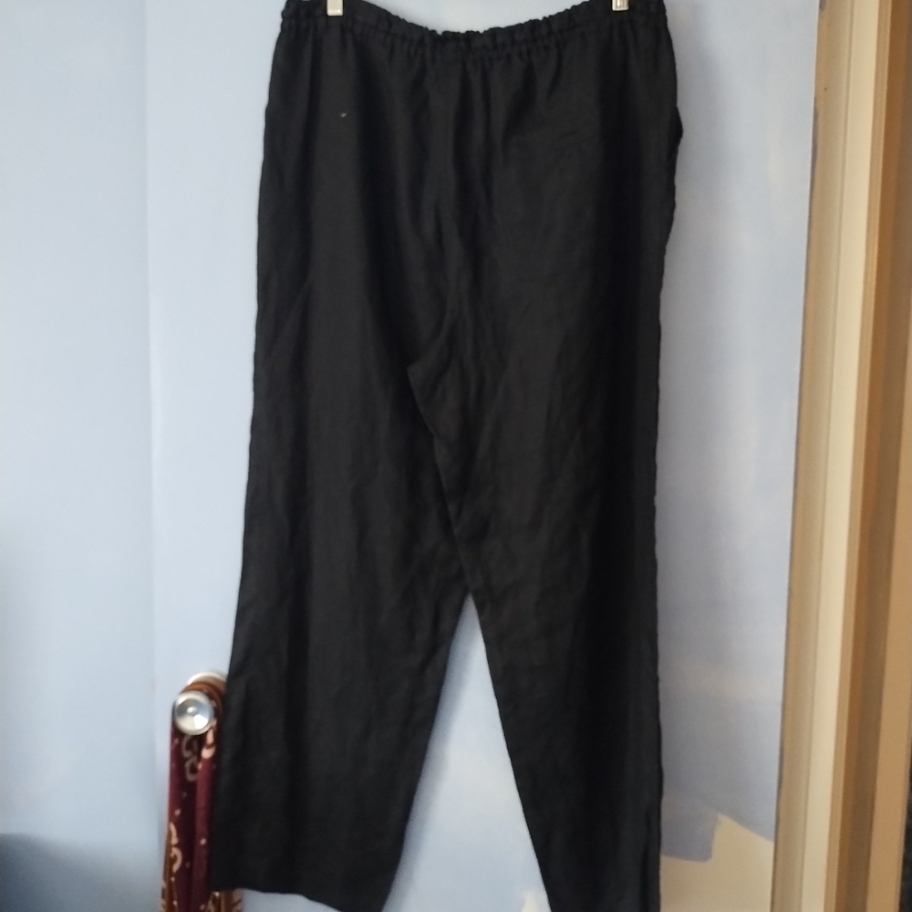 Animale Black Wide-Leg Pants - Picture 3 of 4